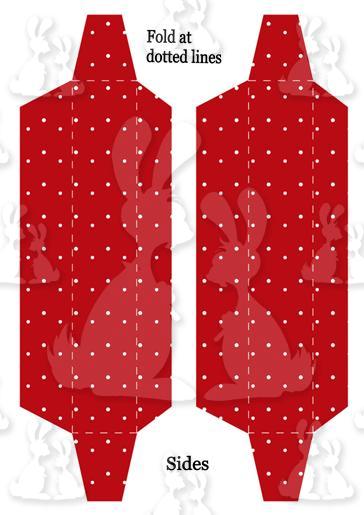 Valentine Red box envelope sides