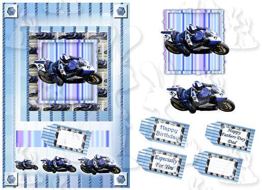 A5 mens card (No 4a)