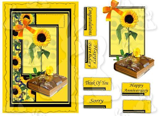 A5 card (Floral No 6)