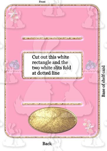 Ballet Dancing Shelf Card Base part of set