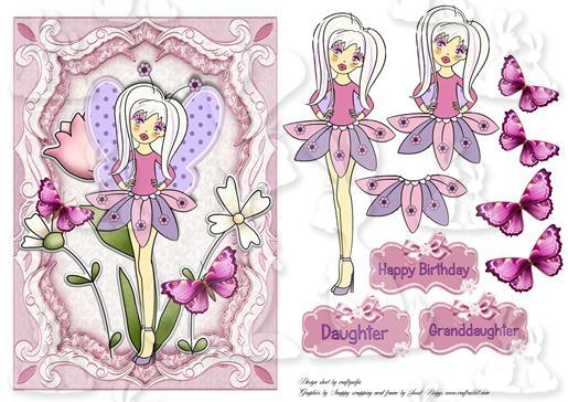 little fairy card front