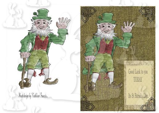 leprechaun made on design sheet