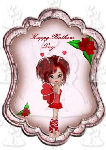 .blowing a kiss to mum