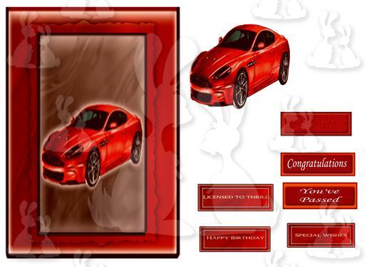 A5 card ( You've Passed No1)
