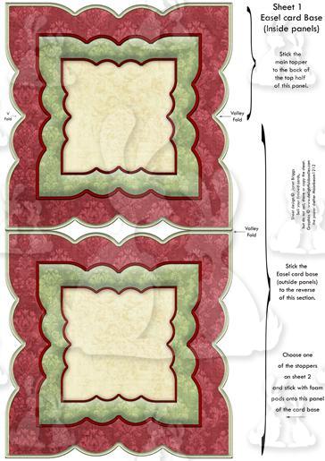 BASKET OF RED ROSES Easel Kit sheet 2