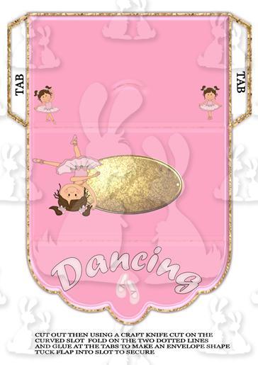 Ballet Dancing Money Wallet gift envelope