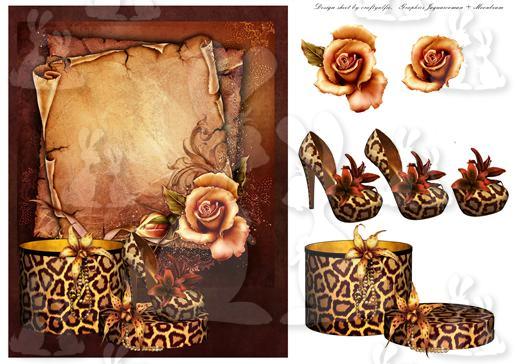leapord shoes with lilly and rose