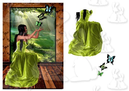 Lady Butterfly Window Glade