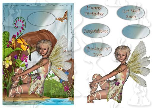 A5 card (Fairy No 6)