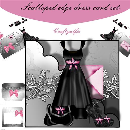 envelope front dress set