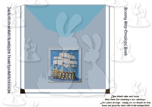 Bounty Ship Envelope Back