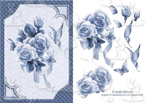 Roses for You Blue