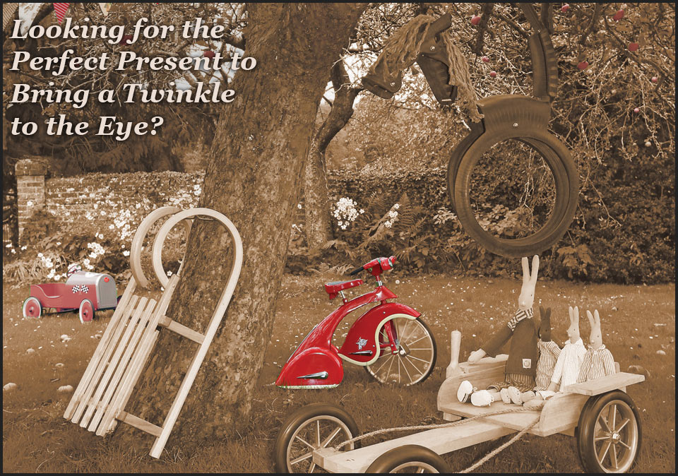 Beautiful traditional toys that help kids rediscover their imaginative side.