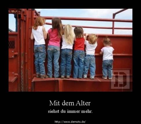 Mit dem Alter
