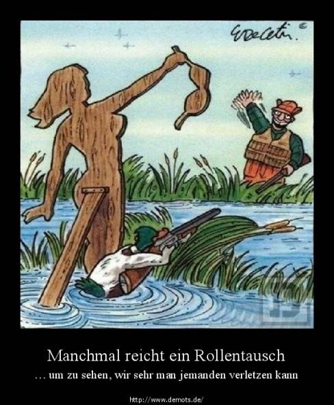 Manchmal reicht ein Rollentausch