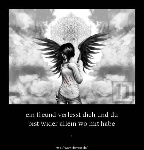 ein freund verlesst dich und du bist wider allein wo mit habe ich das verdint 