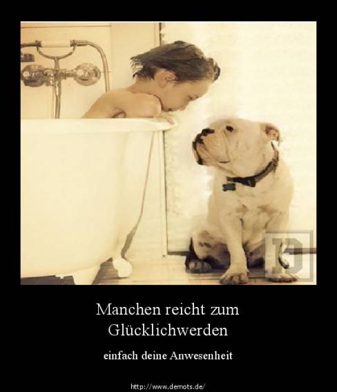 Manchen reicht zum Glücklichwerden