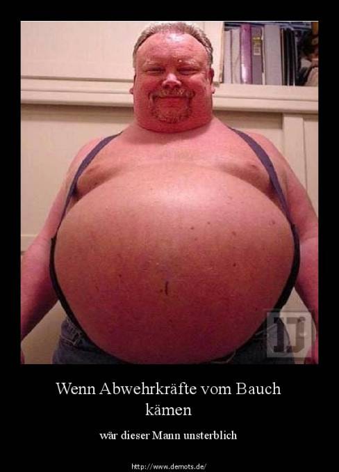 Wenn Abwehrkräfte vom Bauch kämen