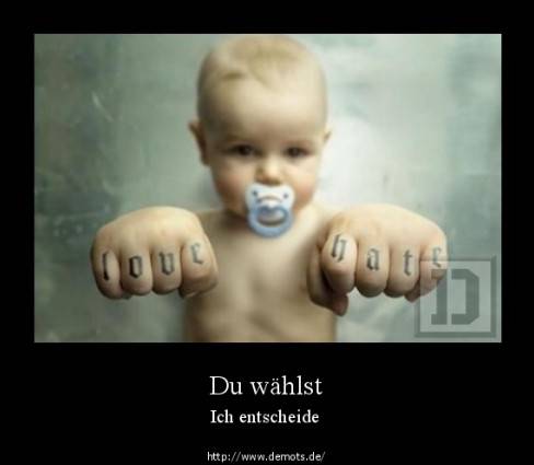 Du wählst