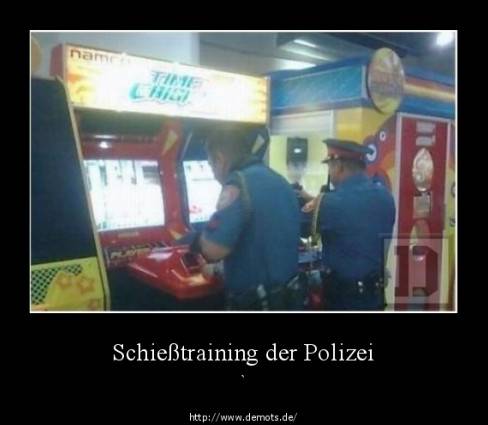 Schießtraining der Polizei