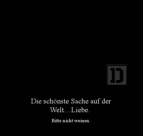 Die schönste Sache auf der Welt…Liebe.