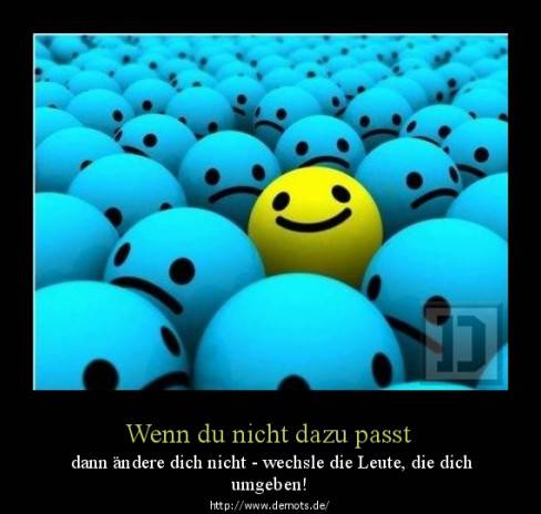 Wenn du nicht dazu passt