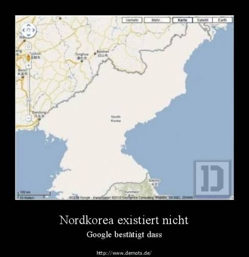 Nordkorea existiert nicht