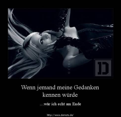 Wenn jemand meine Gedanken kennen würde