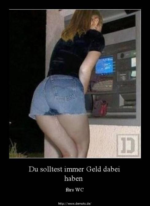 Du solltest immer Geld dabei haben