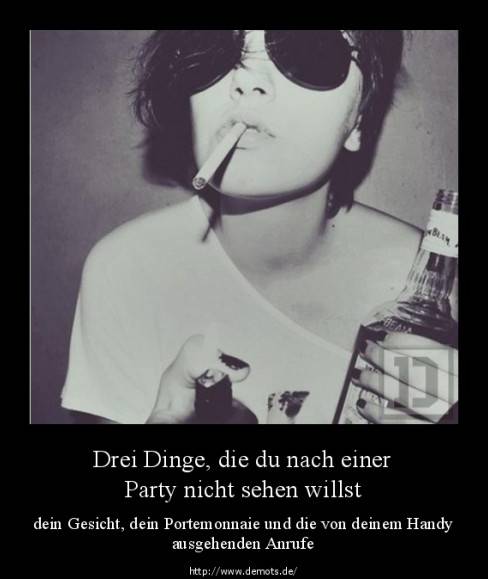 Drei Dinge, die du nach einer Party nicht sehen willst