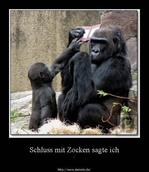 Schluss mit Zocken sagte ich