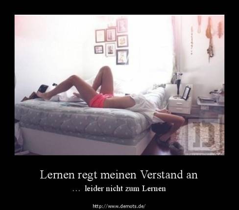 Lernen regt meinen Verstand an