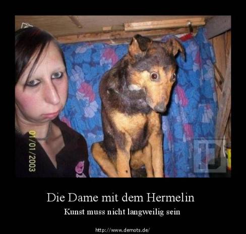 Die Dame mit dem Hermelin
