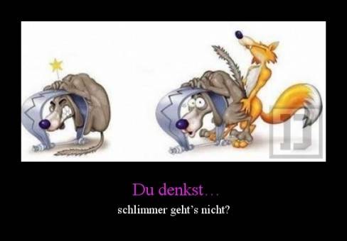 Du denkst…