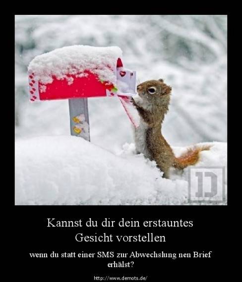 Kannst du dir dein erstauntes Gesicht vorstellen