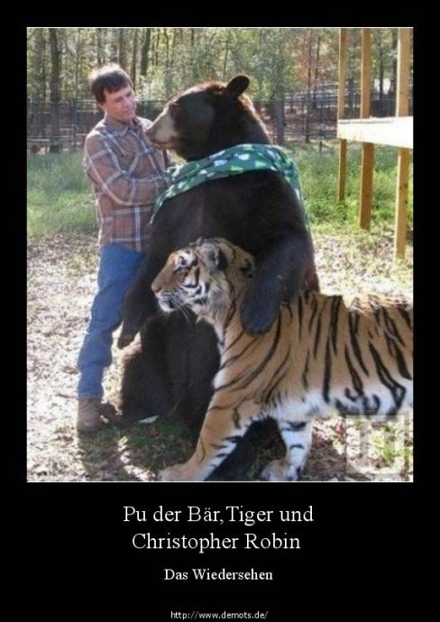 Pu der Bär,Tiger und Christopher Robin
