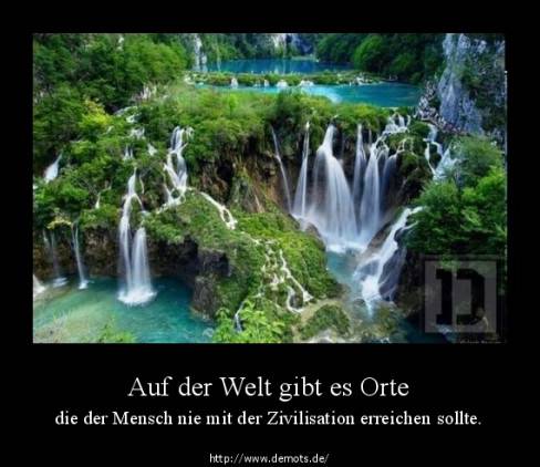 Auf der Welt gibt es Orte