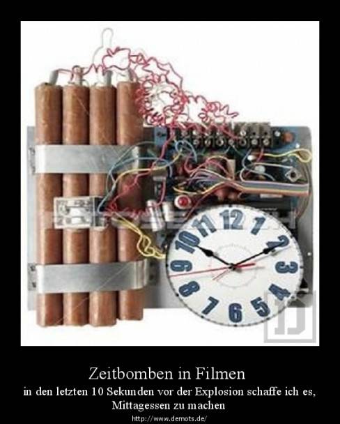 Zeitbomben in Filmen