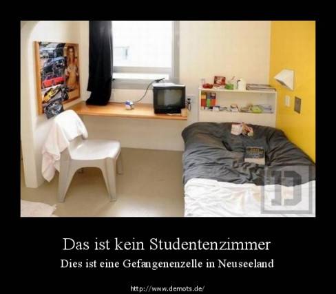 Das ist kein Studentenzimmer
