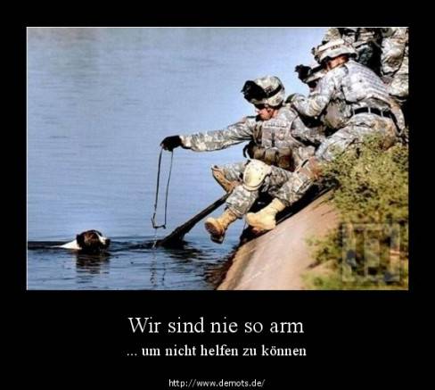Wir sind nie so arm