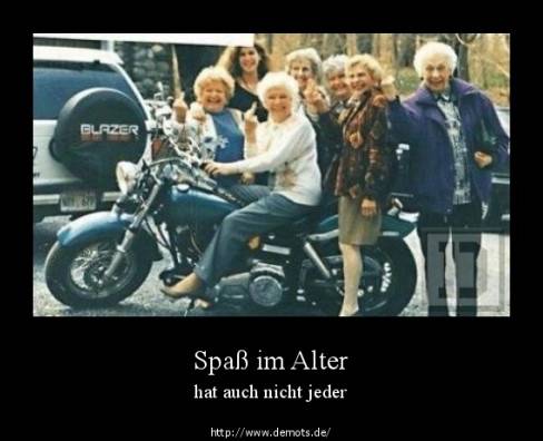 Spaß im Alter