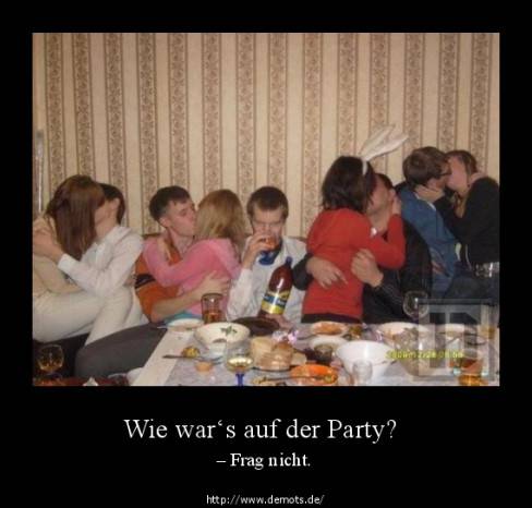 Wie war‘s auf der Party?