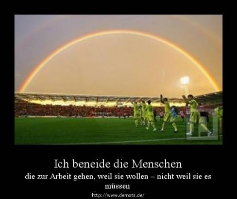 Ich beneide die Menschen