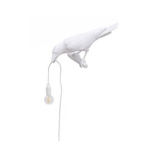 Bird Lamp White Looking - Deesup