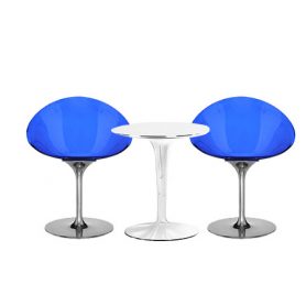 Set 2 Ero/S/ and TipTop table, Kartell - Deesup