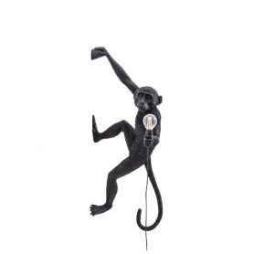 The Monkey Lamp Hanging Version Right (Black), Seletti