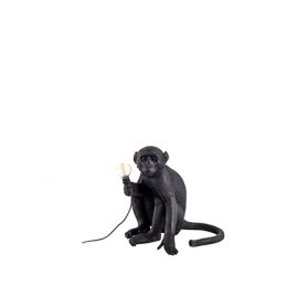The Monkey Lamp Sitting Version (BLACK) - Deesup