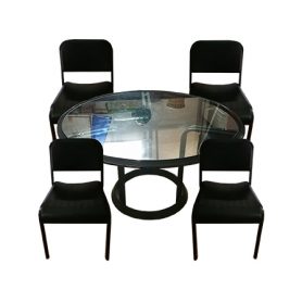 Set Accordo e 4 Nota (anni '80), Poltrona Frau - Deesup