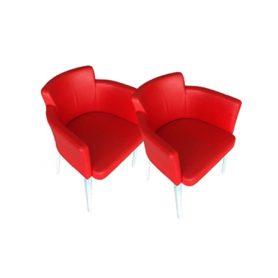 Set 2 Ariane armchairs, Cassina - Deesup