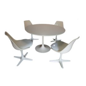Set da pranzo (1 tavolo e 4 sedie, Arkana - Deesup